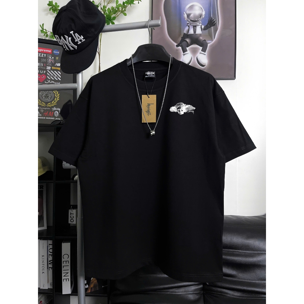 [Ảnh Thật] Áo Thun Stussy Hypnos Angelic cotton dày nam nữ - Streetwears SG