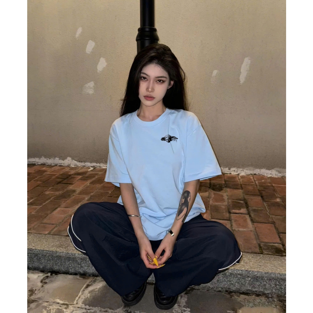 [Ảnh Thật] Áo Thun Stussy Hypnos Angelic cotton dày nam nữ - Streetwears SG