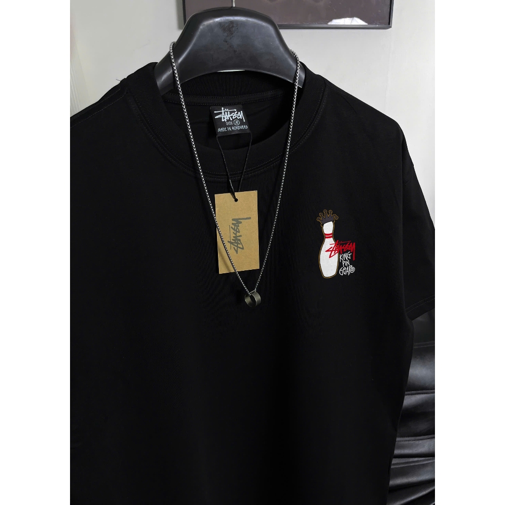 [Ảnh Thật] Áo Thun STUSSY KINGPIN cotton dày nam nữ - Streetwears SG