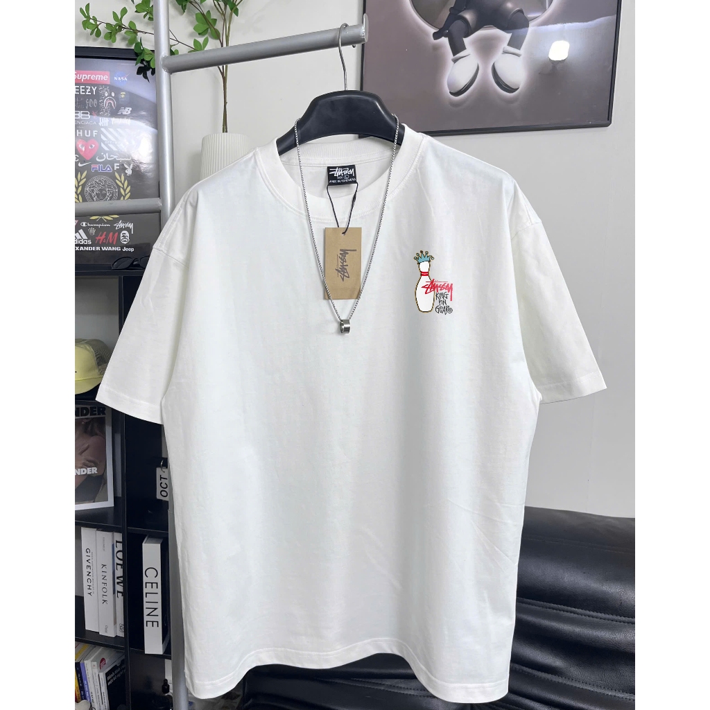 [Ảnh Thật] Áo Thun STUSSY KINGPIN cotton dày nam nữ - Streetwears SG