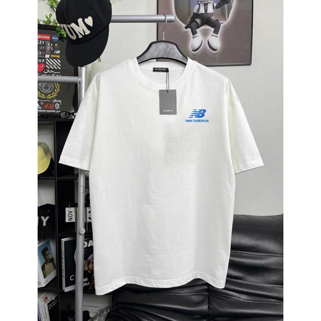 [Ảnh Thật] Áo Thun NB Running Unisex form rộng cotton - Streetwears SG