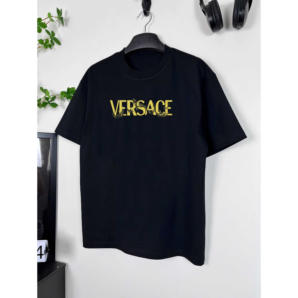 [Ảnh Thật] Áo Thun Golden Logo Unisex form rộng cotton - Streetwears SG