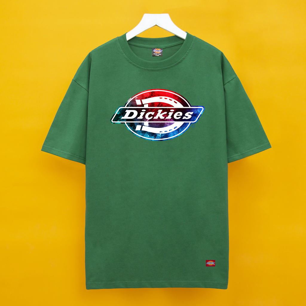 Áo thun Dickies Logo Đỏ Xanh Print Short-Sleeve T-Shirt - DK-39