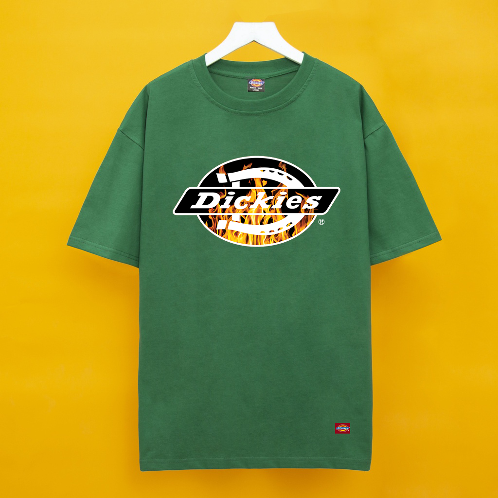 Áo thun Dickies Tròn Cháy Lửa Trong Print Short-Sleeve T-Shirt - DK-30