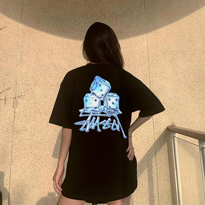 Áo thun cổ tròn Stussy MELTED TEE - Streetwears SG