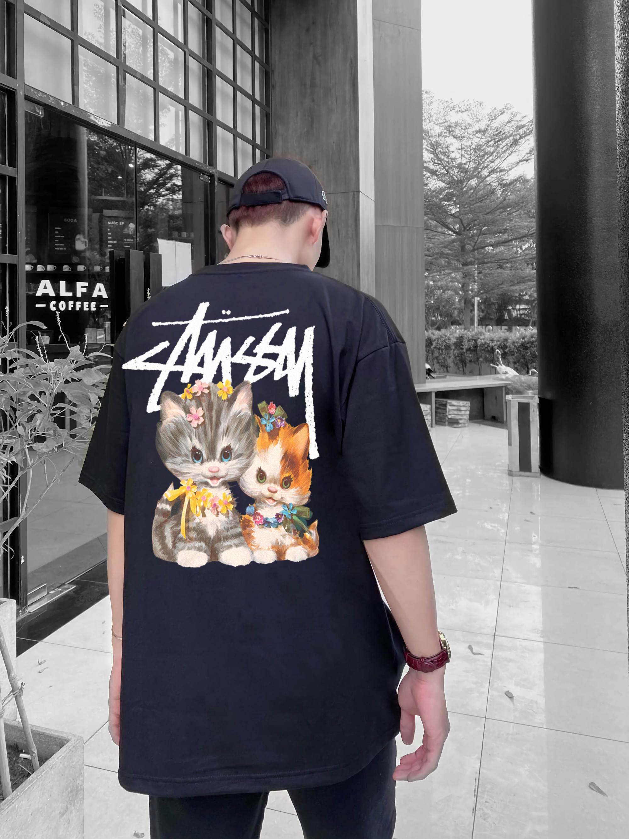 Áo thun Stussy KITTENS TEE - Streetwears SG - STU-10