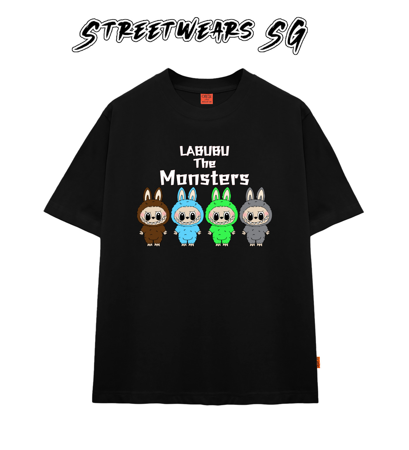 Áo thun LaBuBu The Monsters form rộng cao cấp - Streetwears SG - LBB-17