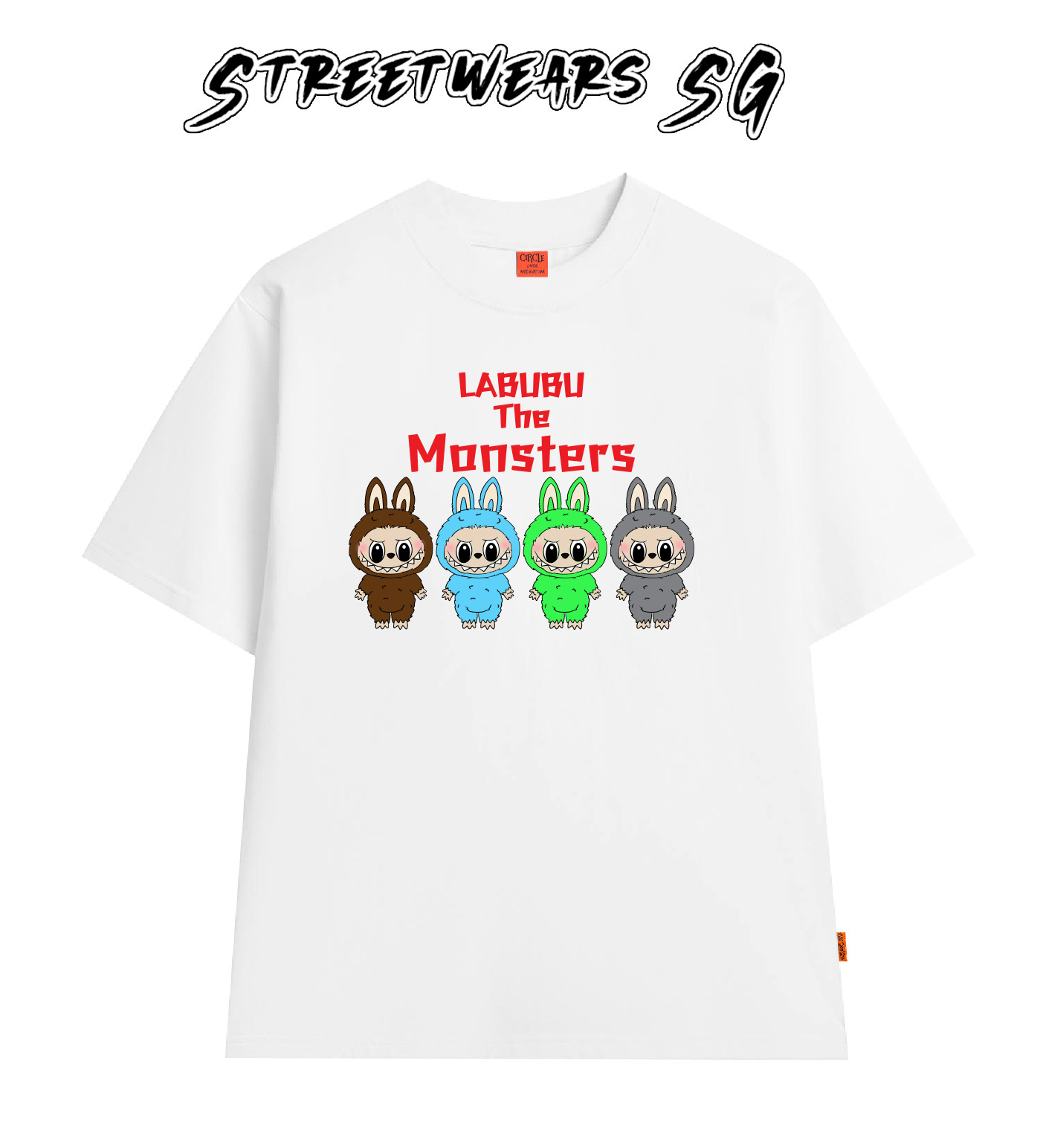Áo thun LaBuBu The Monsters form rộng cao cấp - Streetwears SG - LBB-17