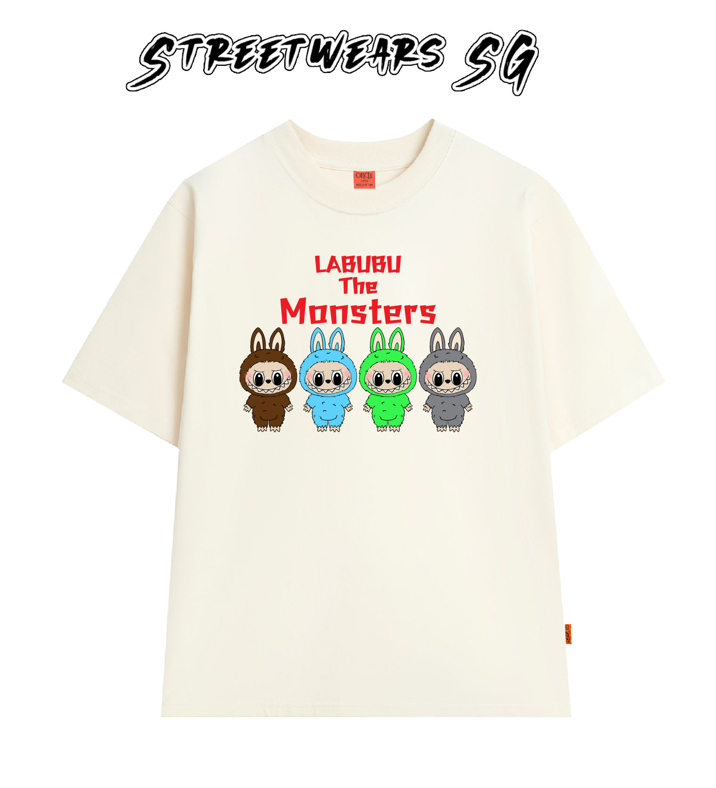 Áo thun LaBuBu The Monsters form rộng cao cấp - Streetwears SG - LBB-17