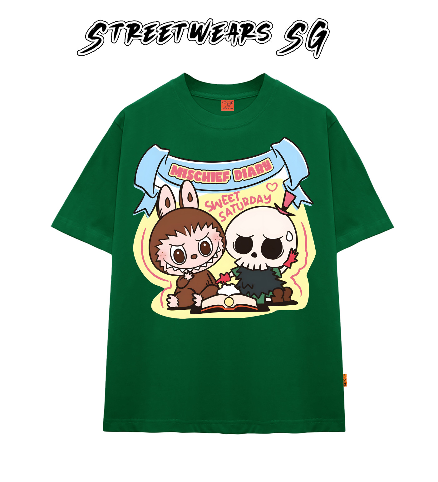 Áo thun LaBuBu Mischief Diary form rộng cao cấp - Streetwears SG - LBB-21