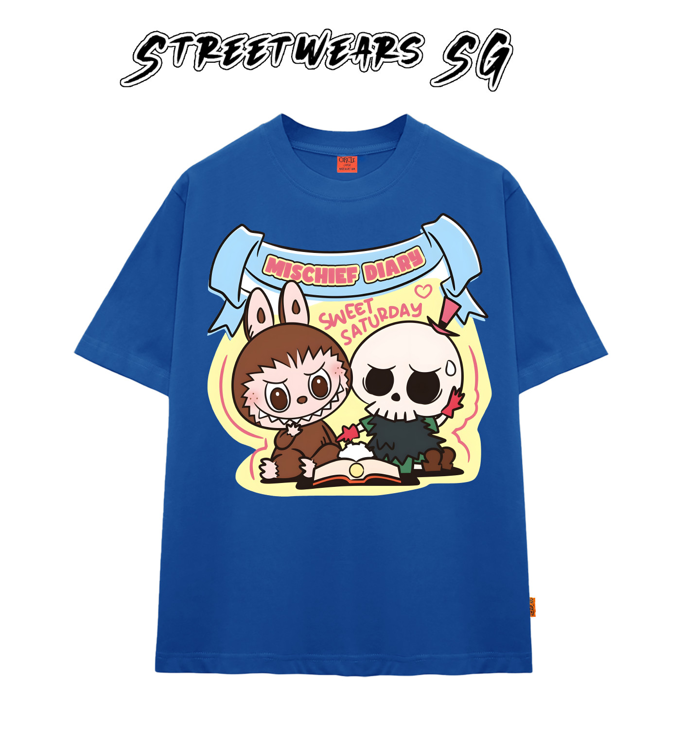 Áo thun LaBuBu Mischief Diary form rộng cao cấp - Streetwears SG - LBB-21