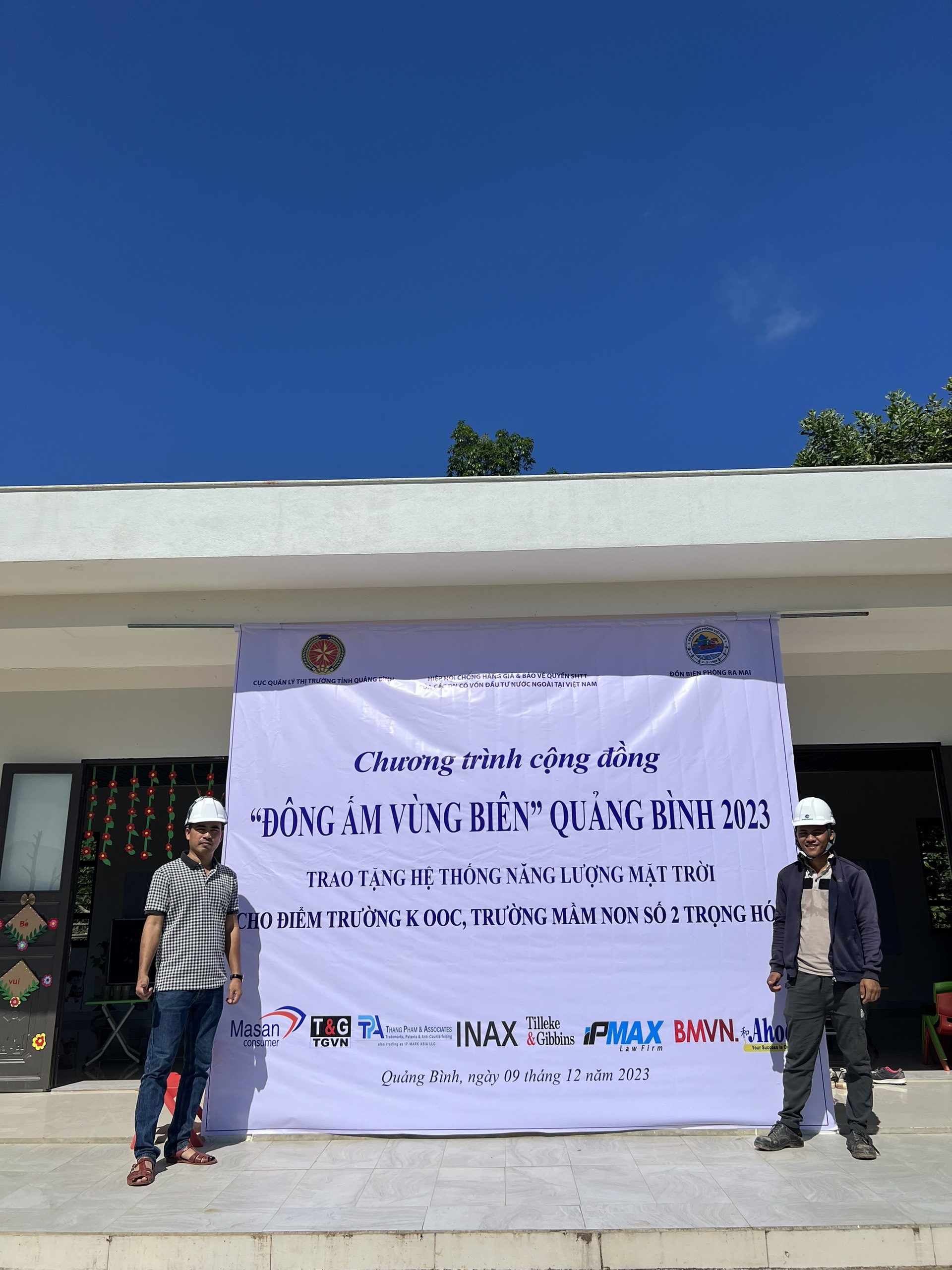 Lắp đặt hệ Năng lượng mặt trời Lưu trữ cho điểm trường K-OOC thuộc Trường Mầm non số 2 Trọng Hoá