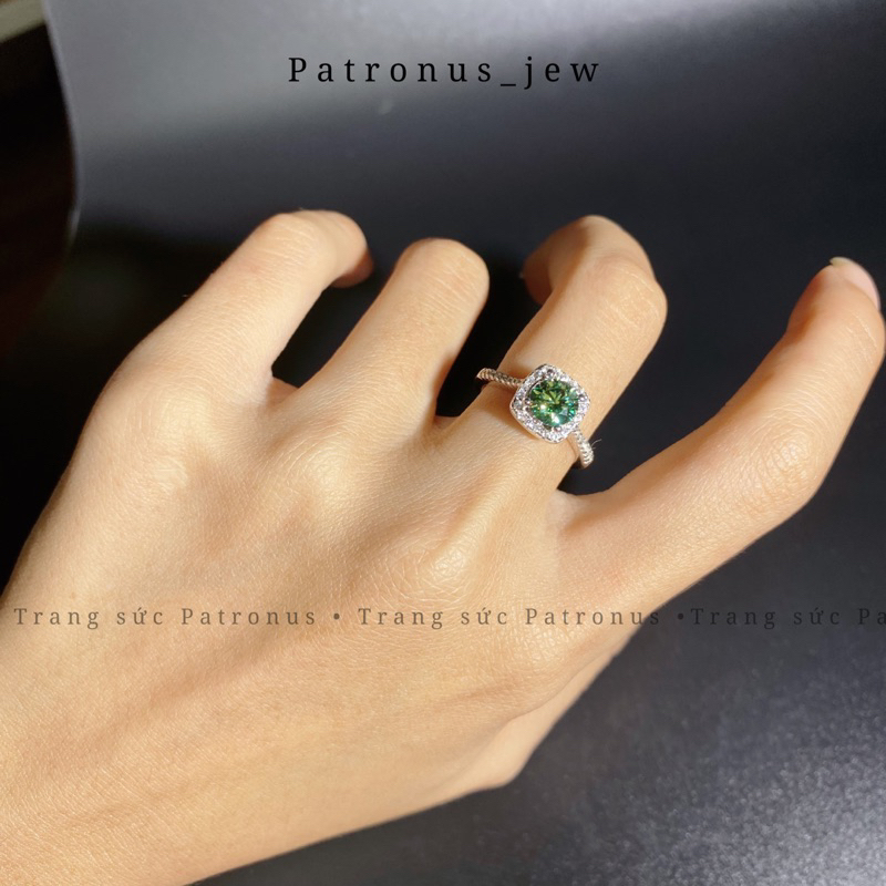 Nhẫn Isabella Kim Cương Moissanite 6mm Kiểm Định GRA NIMOI23A Patronus