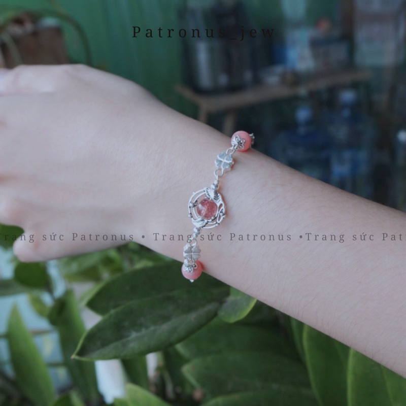 Lắc Tay Lucky Đào Hoa LTLDH23A Patronus Jewelry