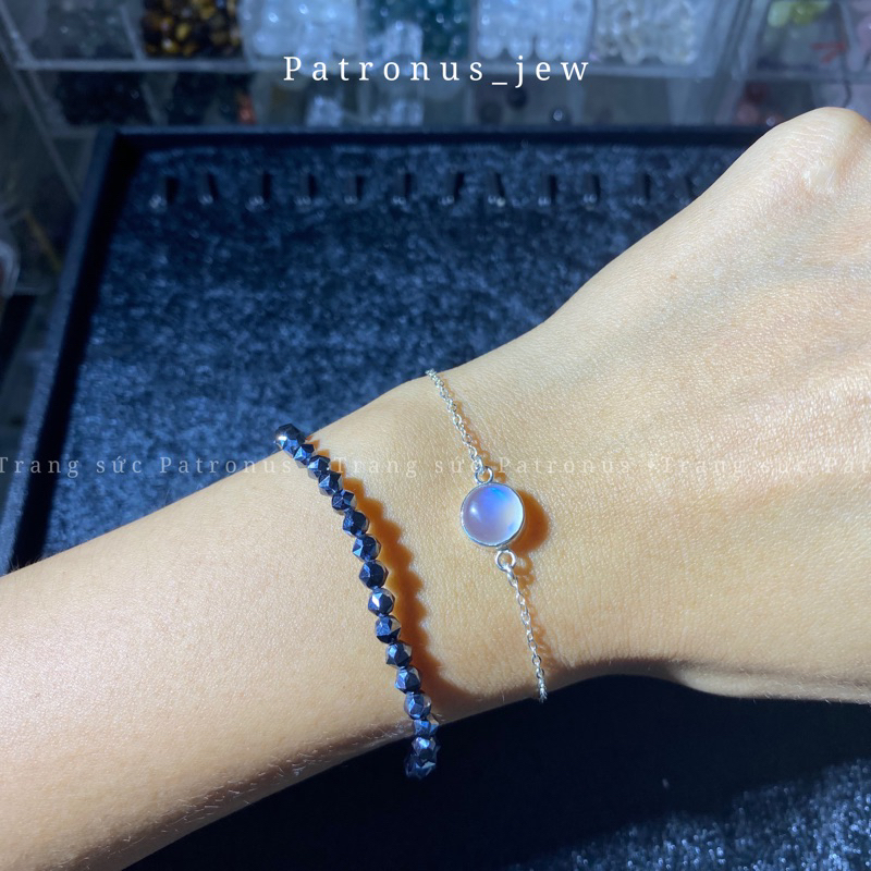 Lắc Tay Moonstone Minimalist LTMM23A Patronus