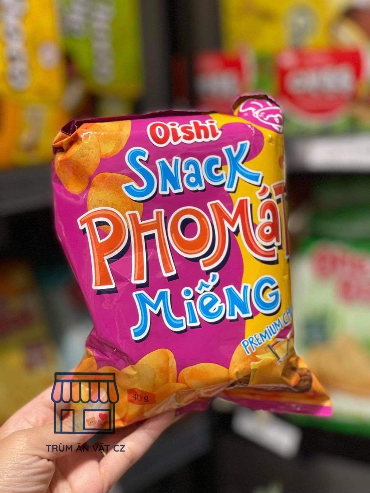 BIM BIM OISHI SNACK PHỞ MÁT MIẾNG - 34G( HSD 6 THÁNG TỪ NSX ) Trùm Ăn Vặt Cz