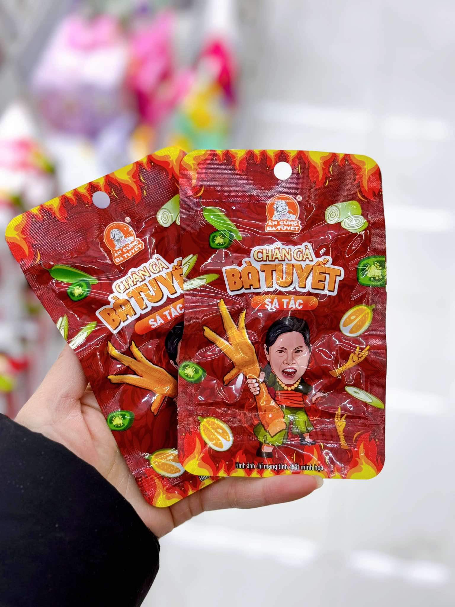 CHÂN GÀ SẢ TẮC RÚT XƯƠNG BÀ TUYẾT (HSD: 11.12.2025) Trùm Ăn Vặt Cz