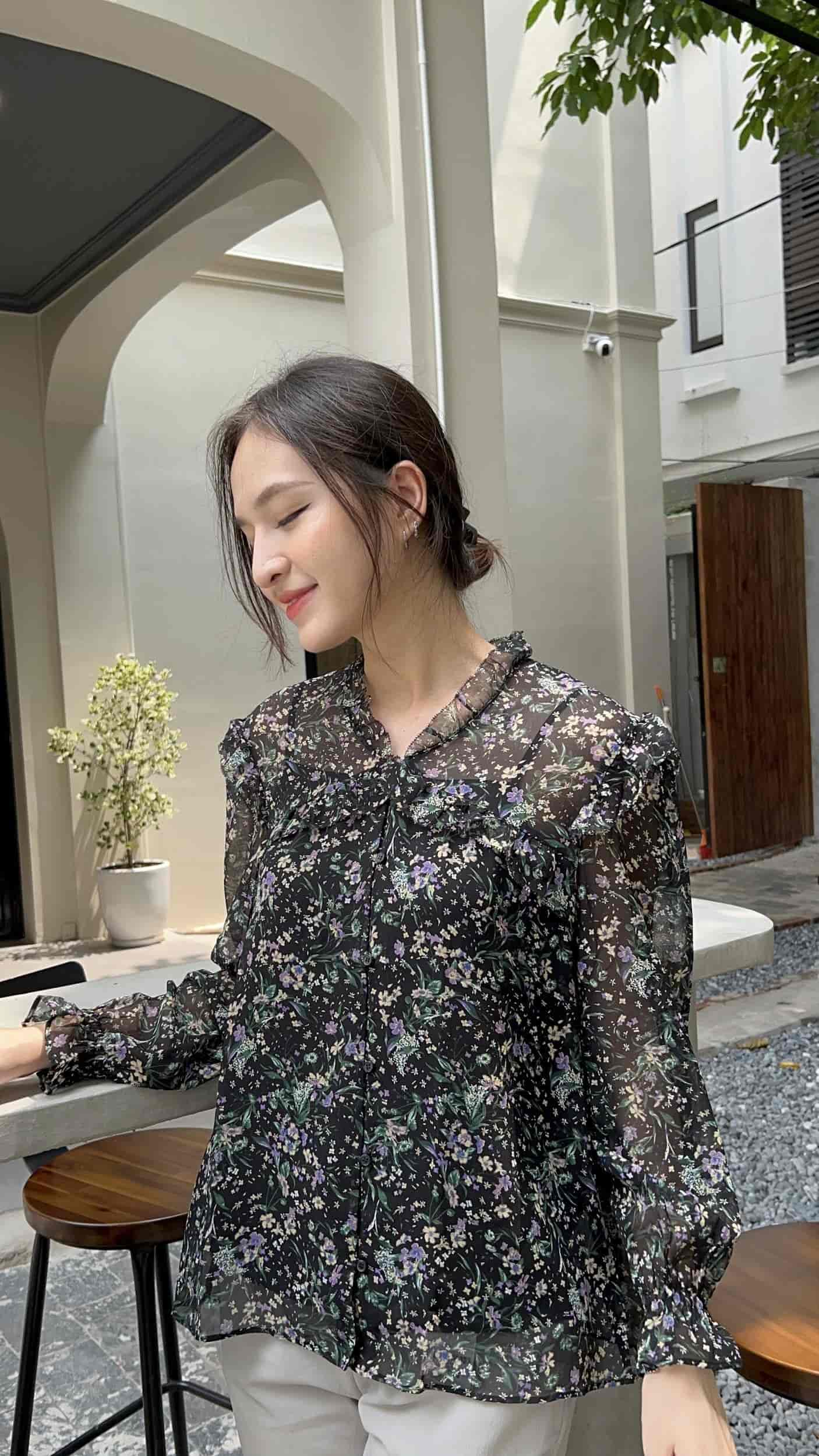 áo sơ mi họa tiết