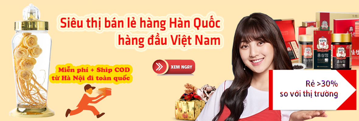 Nhân sâm chính hãng, xuất sứ Hàn Quốc