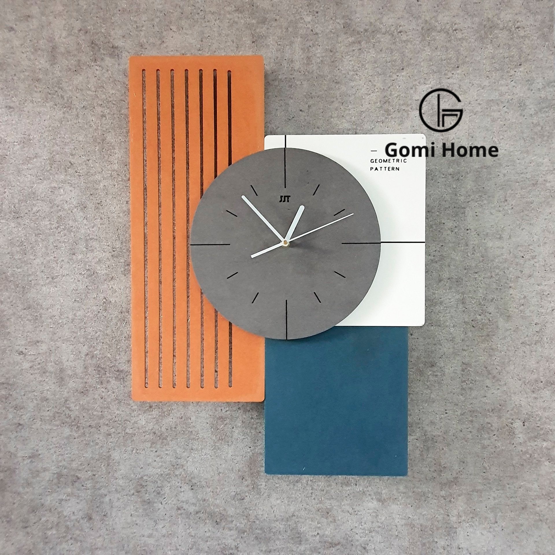 Đồng hồ sọc cam xanh trang