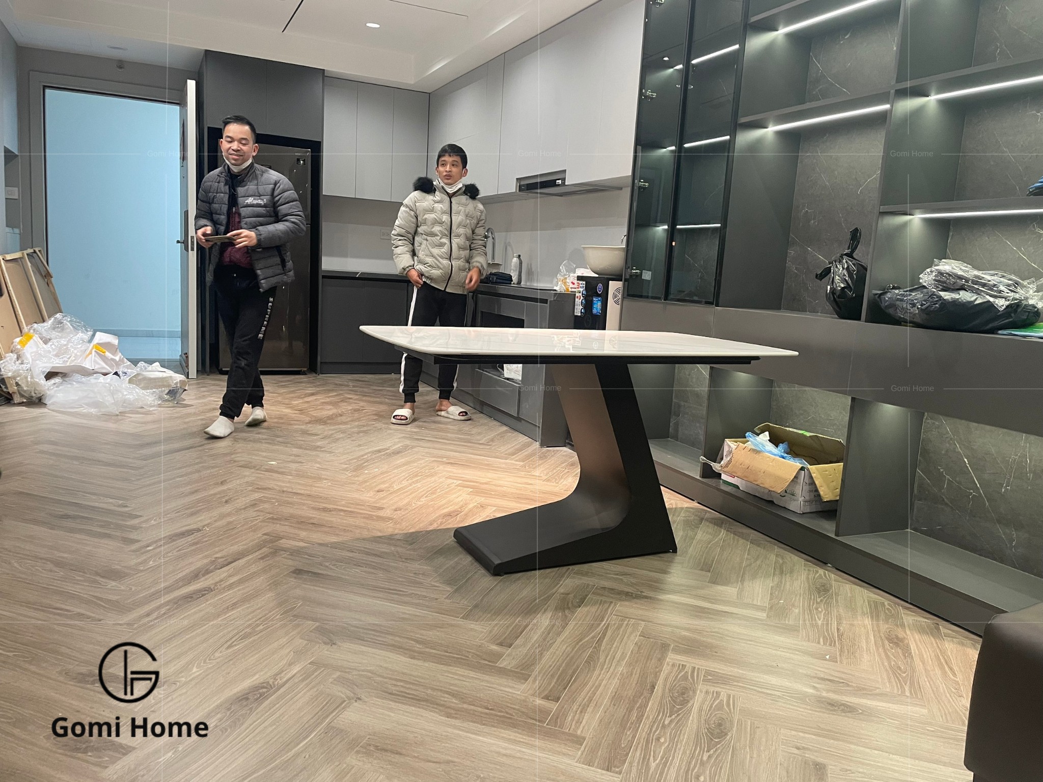 Bộ Bàn Ăn Chân Z + 6 Ghế Monet