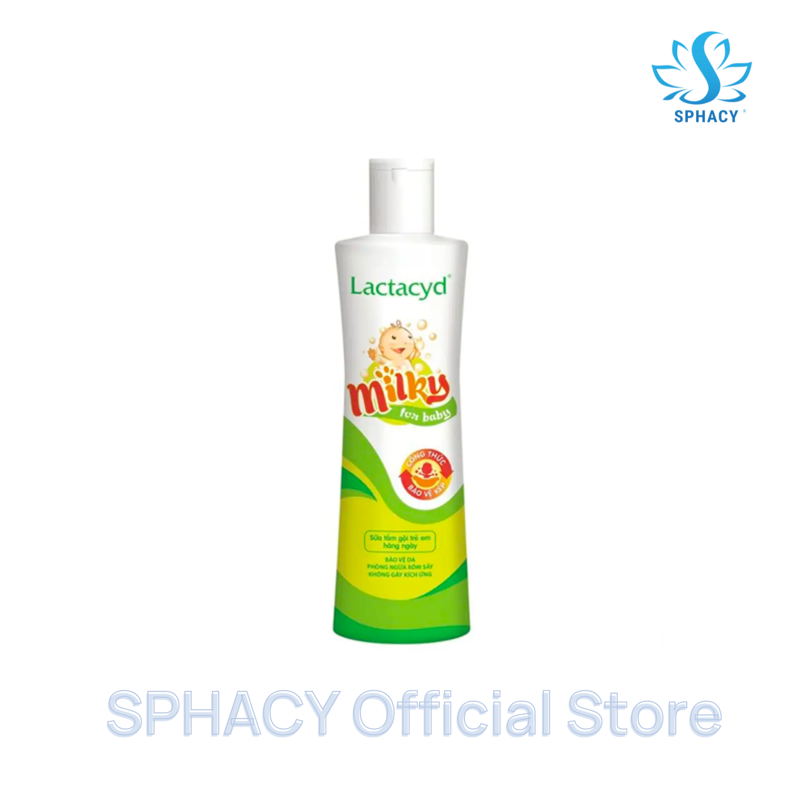 Sữa tắm gội em bé Latacyd - Milky