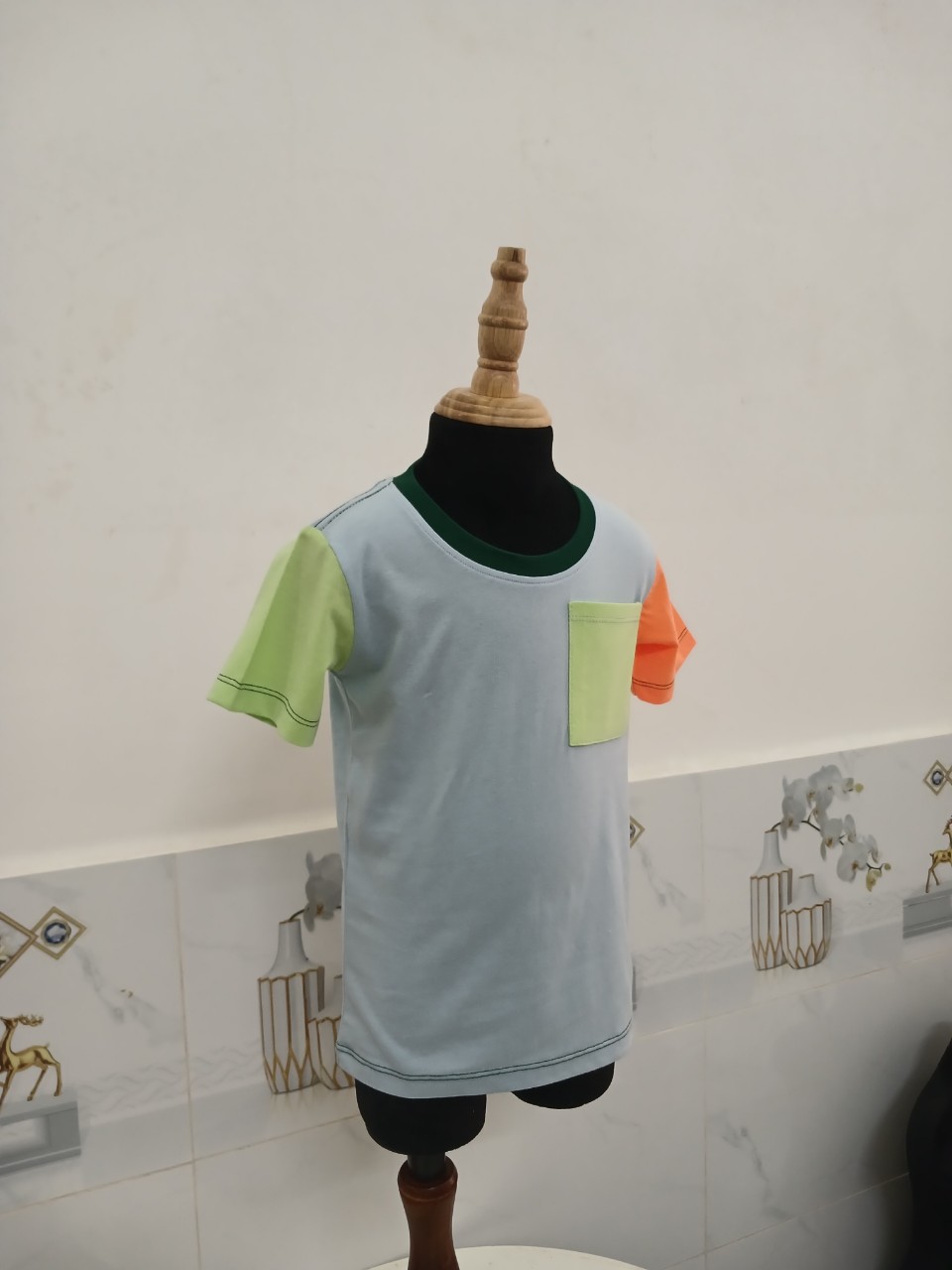 ÁO SHIRT UNISEX PHỐI TAY - TÚI SỐ 2