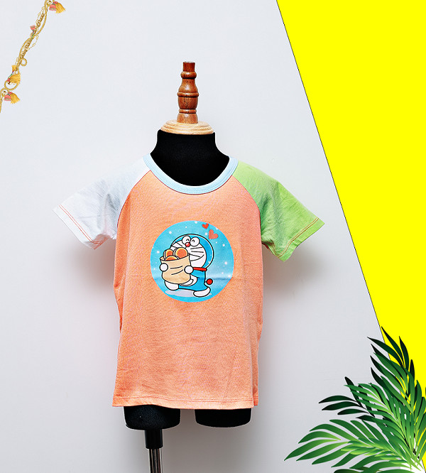 ÁO T-SHIRT RAGLAN DOREMON MIX MÀU
