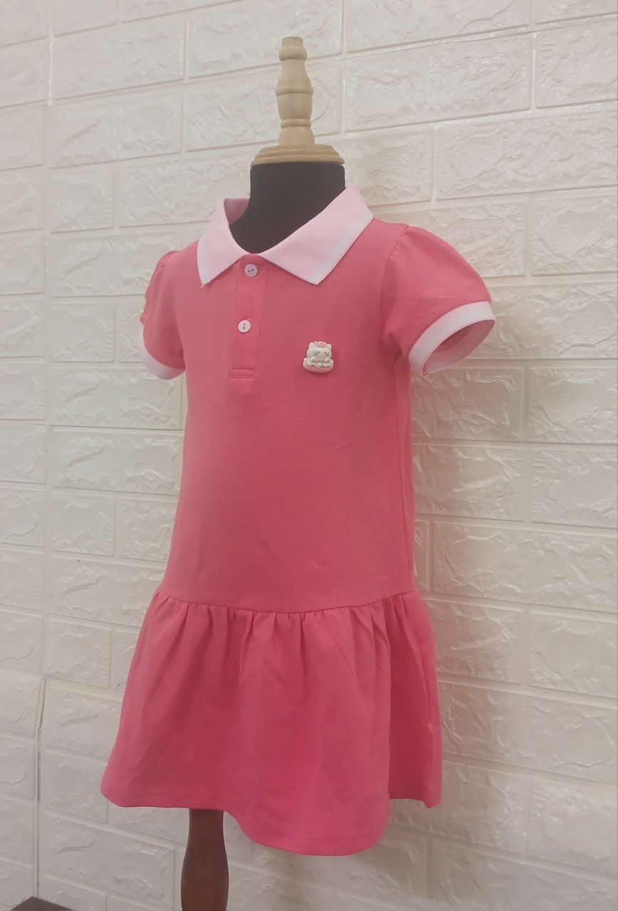 ĐẦM POLO BG PHỐI BO CỔ MIX MÀU