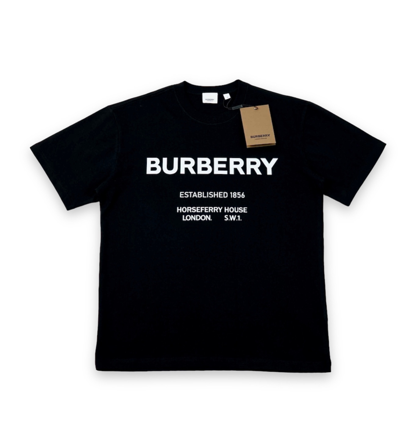 Burberry Established 1856 T-Shirt - Black | Hangau.Vn