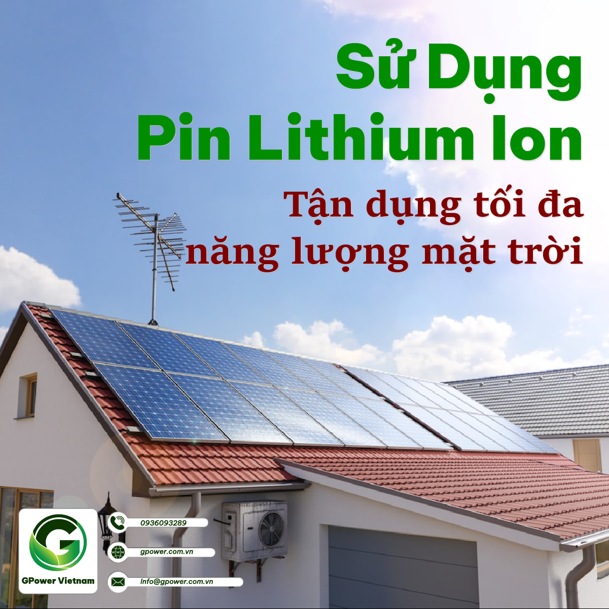 Sử dụng Pin Lithium Iron để tận dụng tối đa năng lượng mặt trời
