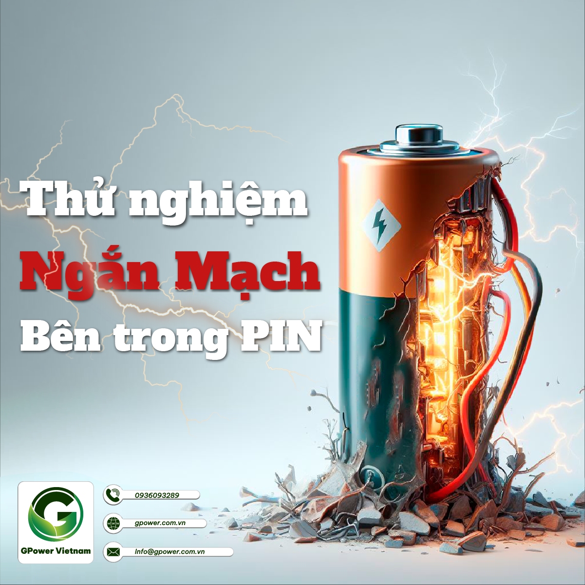 Thử nghiệm ngắn mạch trong pin