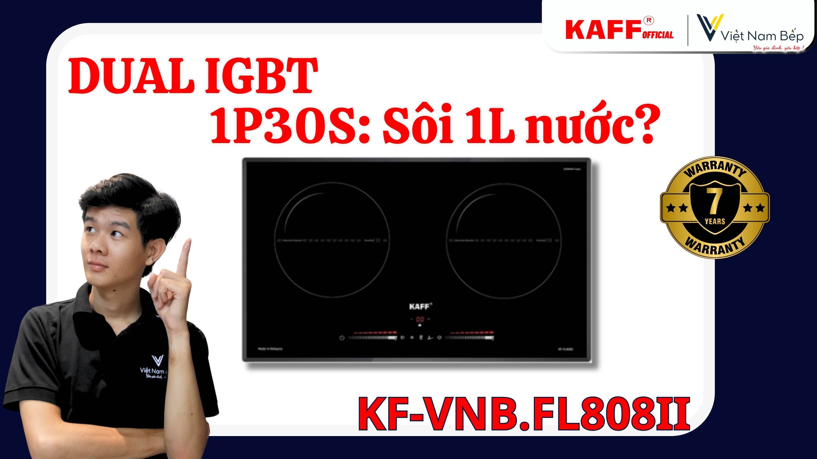 Đánh giá thực tế chi tiết bếp từ KAFF FL 808II | Kiểm định độc quyền  SayHome