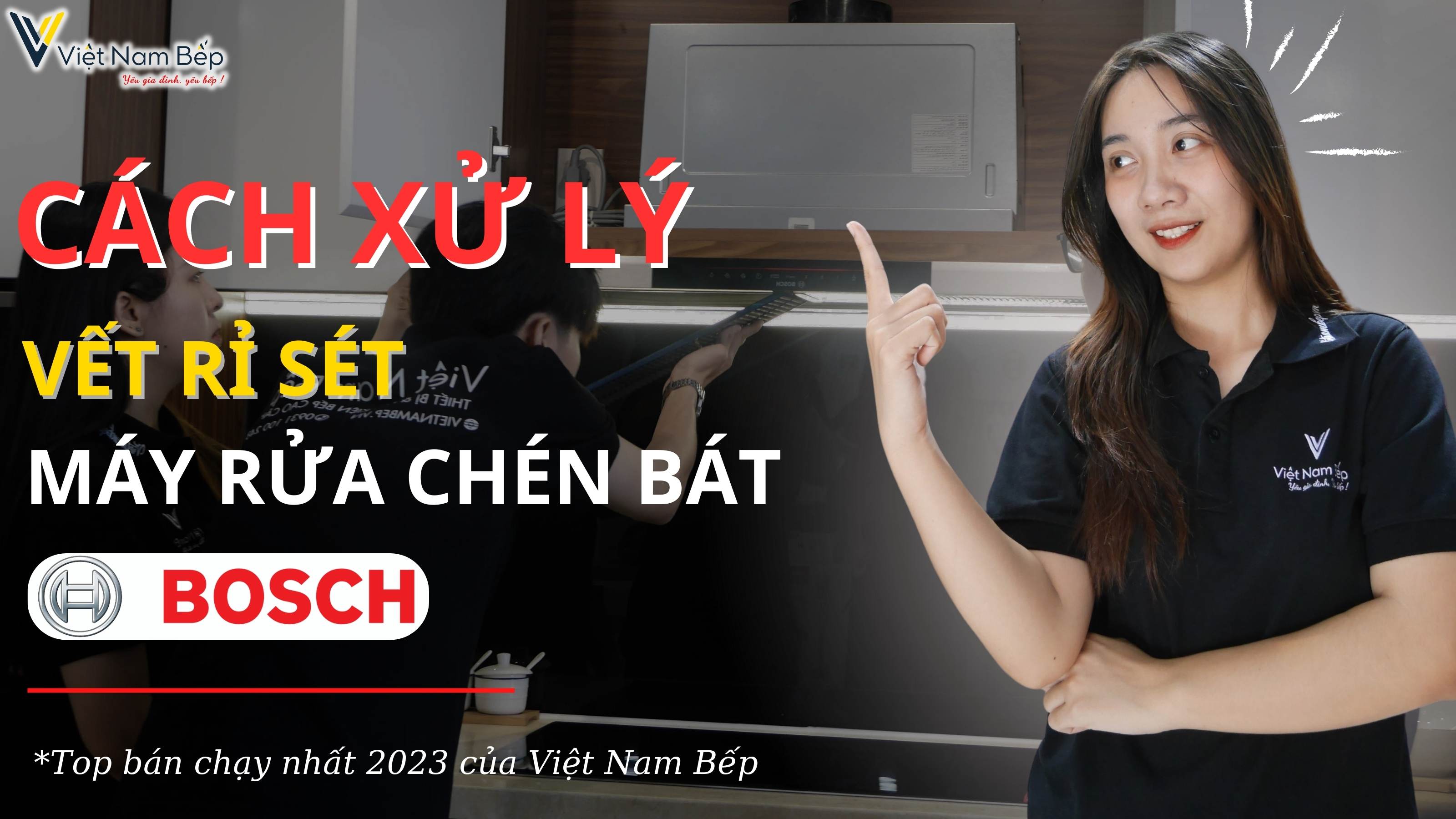 Cách xử lý vết rỉ sét trên máy rửa bát BOSCH  | SayHome
