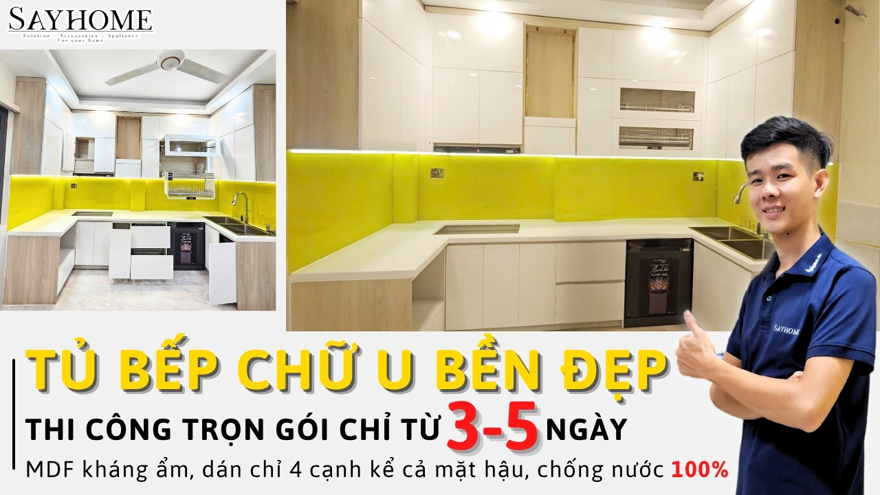 THIẾT KẾ - THI CÔNG NỘI THẤT TỦ BẾP HIỆN ĐẠI | SAYHOME
