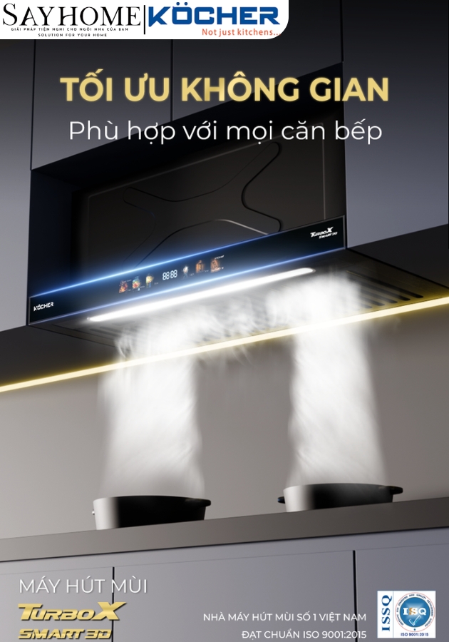 Máy hút mùi Kocher Turbo Smart 3D X3D-350D tại thành phố Hồ Chí Minh