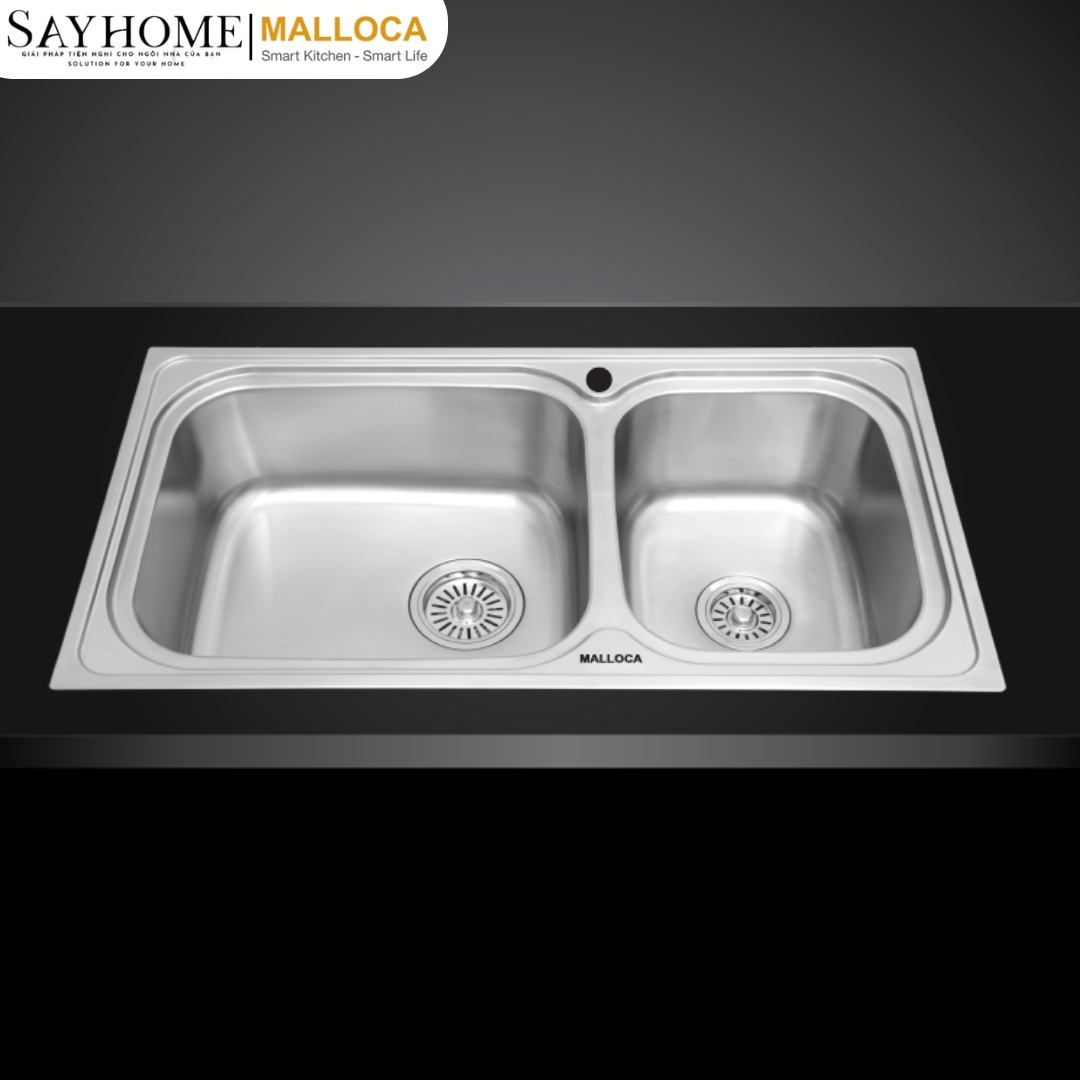 Chậu rửa chén inox Malloca MS 2025 tại thành phố Hồ Chí Minh