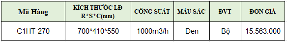 Máy hút mùi dạng TV GROB C1HT-270 tại thành phố Hồ Chí Minh