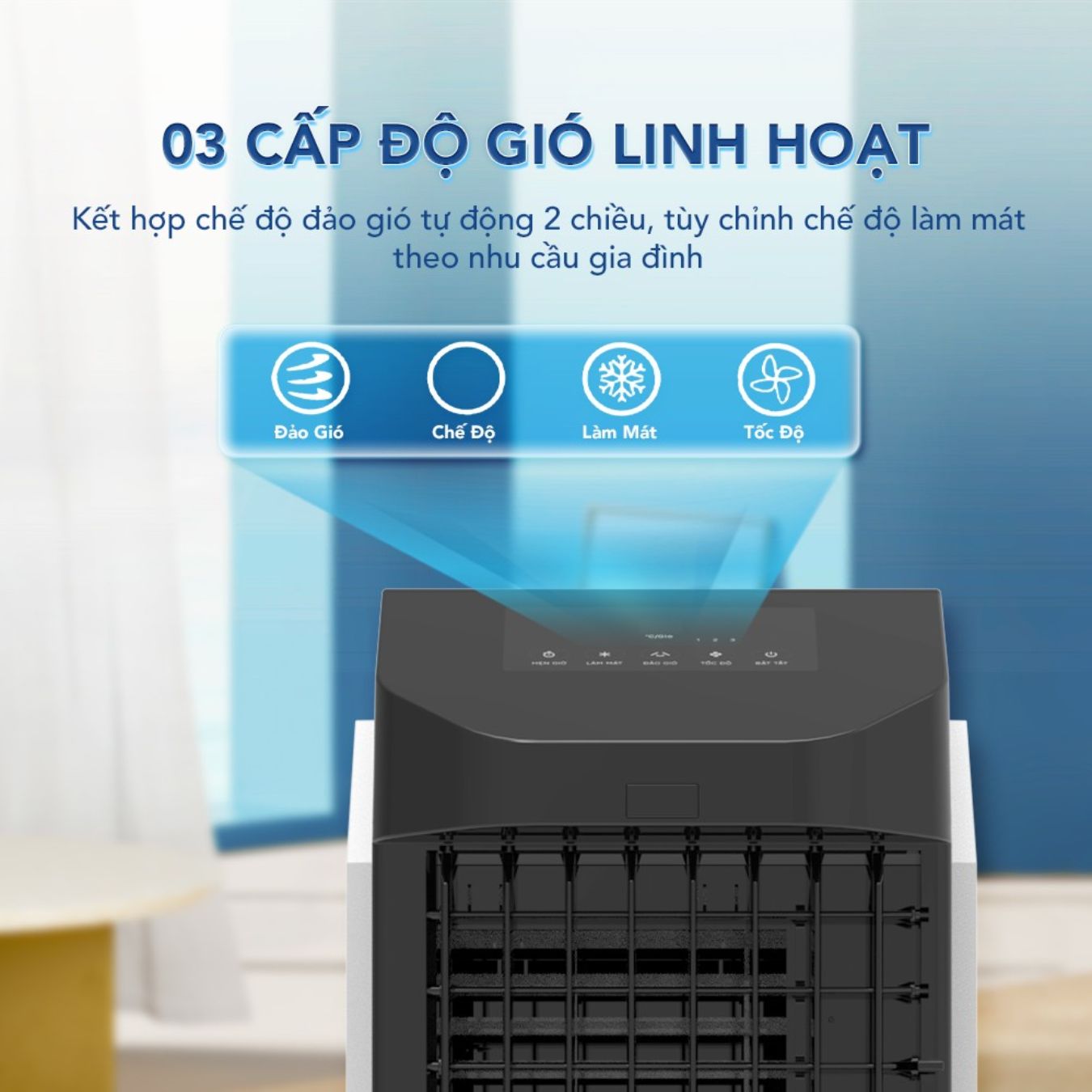Quạt điều hòa không khí cảm ứng Hòa Phát HPCF1-045 tại thành phố Hồ Chí Minh