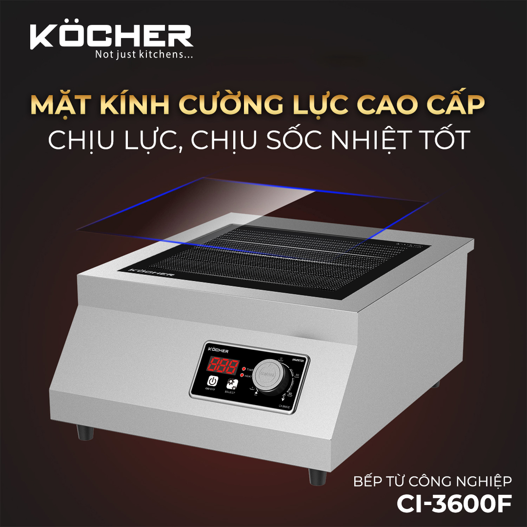 Bếp từ đơn công nghiệp KOCHER CI-3600F tại thành phố Hồ Chí Minh