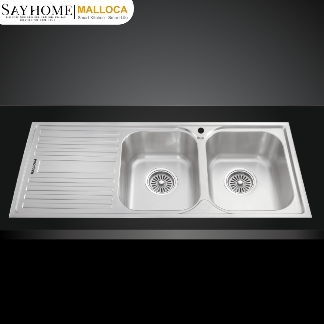 Chậu rửa chén inox Malloca MS 1025L NEW tại thành phố Hồ Chí Minh