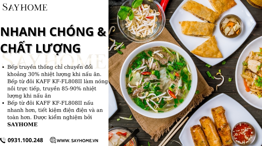 Bếp từ đôi KAFF KF-FL808II tại thành phố Hồ Chí Minh