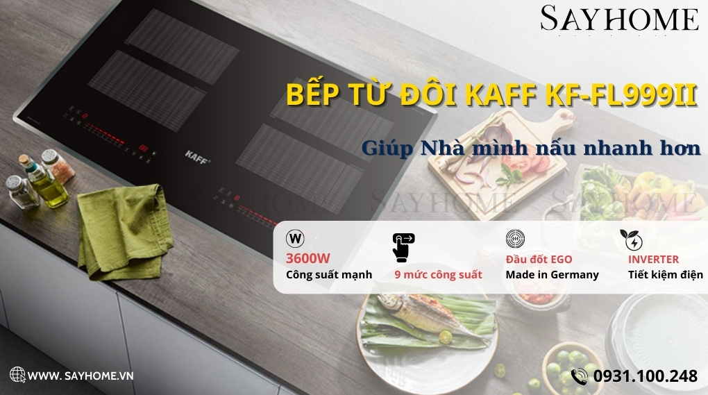 Bếp từ đôi KAFF KF-FL999II tại thành phố Hồ Chí Minh