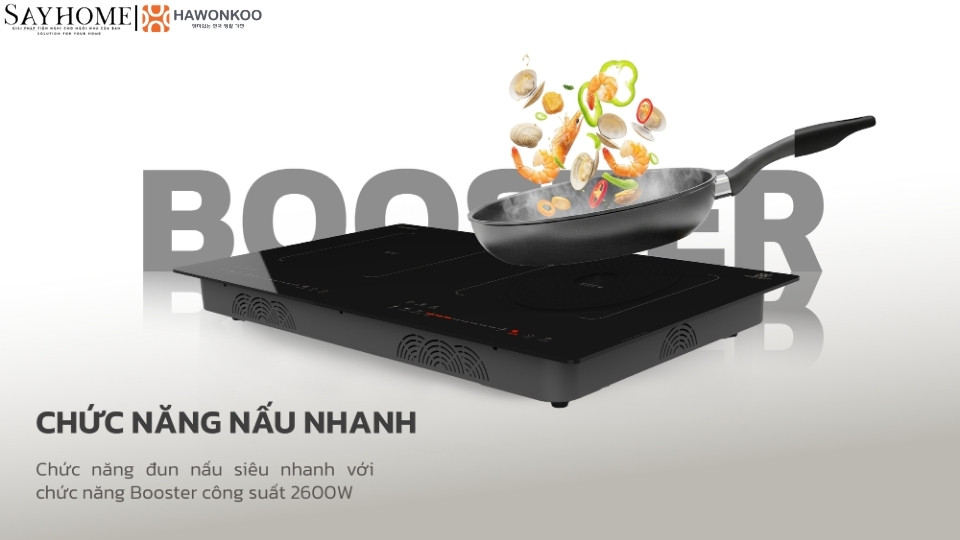 Bếp điện từ đôi HAWONKOO CEH-263-IF tại thành phố Hồ Chí Minh