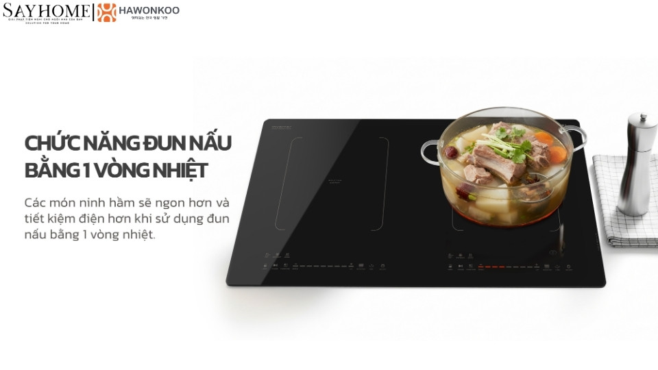 Bếp điện từ đôi HAWONKOO CEH-263-IF tại thành phố Hồ Chí Minh