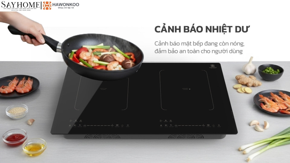 Bếp điện từ đôi HAWONKOO CEH-263-IF  tại thành phố Hồ Chí Minh