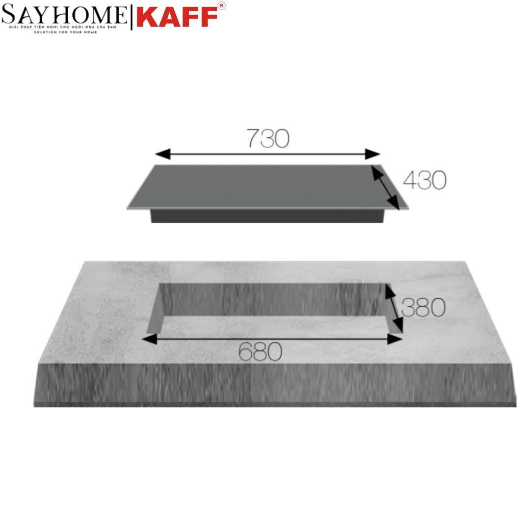 Bếp điện từ đôi KAFF KF-IH68N tại Thành phố Hồ Chí Minh