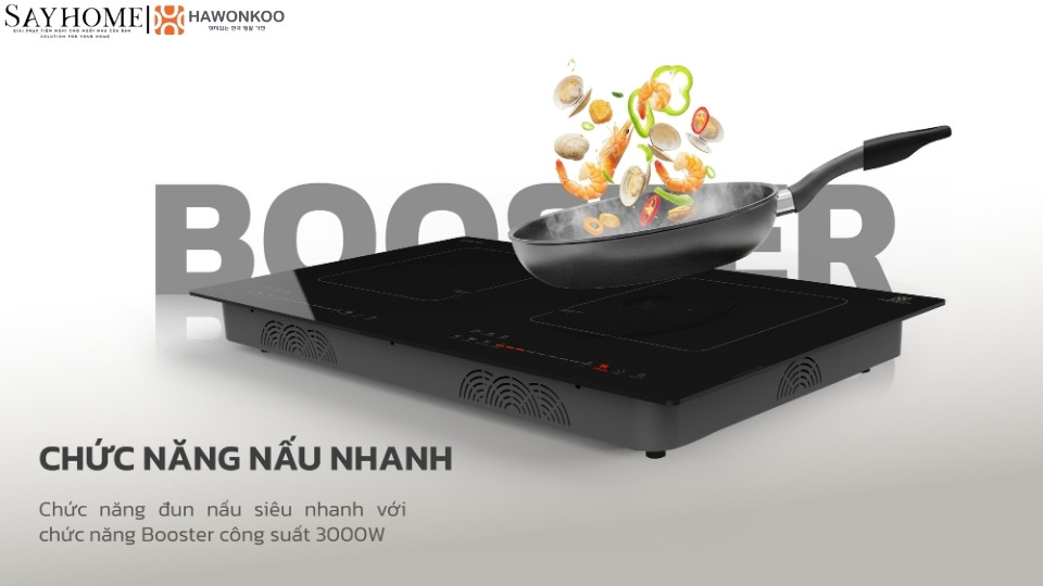 Bếp từ đôi HAWONKOO CEH-266 tại thành phố Hồ Chí Minh