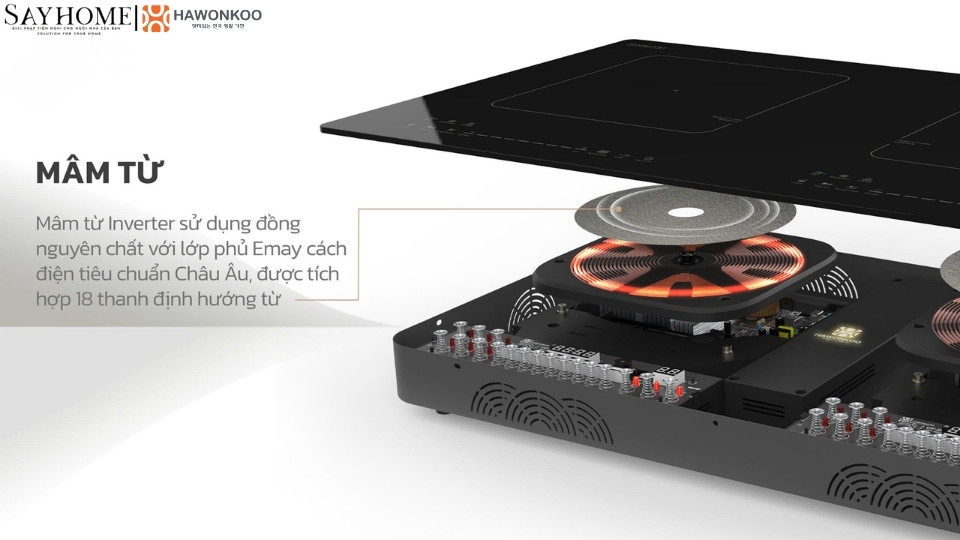 Bếp từ đôi HAWONKOO CEH-266 tại thành phố Hồ Chí Minh