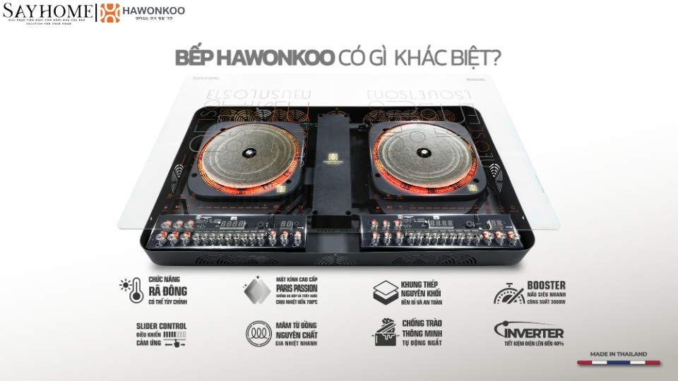 Bếp từ đôi HAWONKOO CEH-286-II tại thành phố Hồ Chí Minh